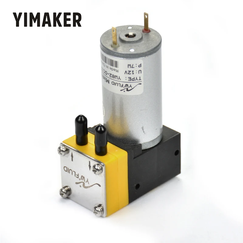 YIMAKER 1 шт. микро вакуумный насос DC 12 В 50 кПа насос Электрический для отбора проб воздуха насос мембранные насосы