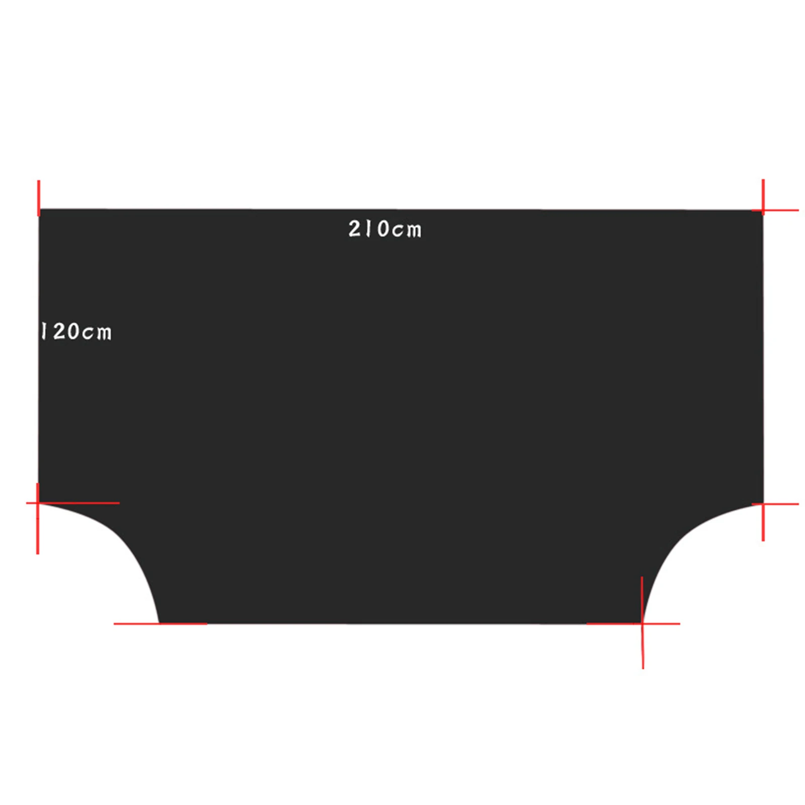 

210cm x 120cm Car Front Windshield Waterproof Windproof Anti-Freeze Protective Shield Cover Universal Car Styling Accessories