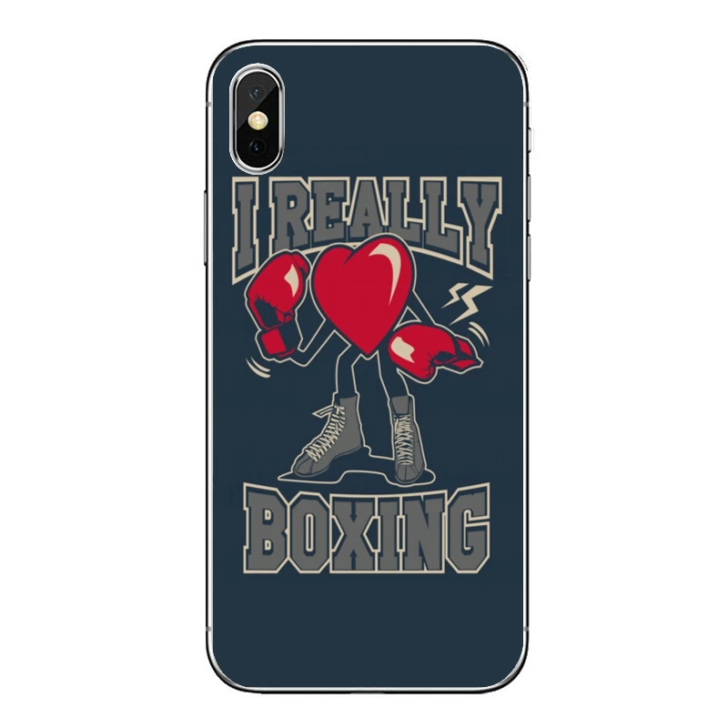 Боксерские перчатки силиконовый чехол для телефона iPhone 12 11 Pro Max Mini XS XR X 8 7 Plus 6 6S 5 5S