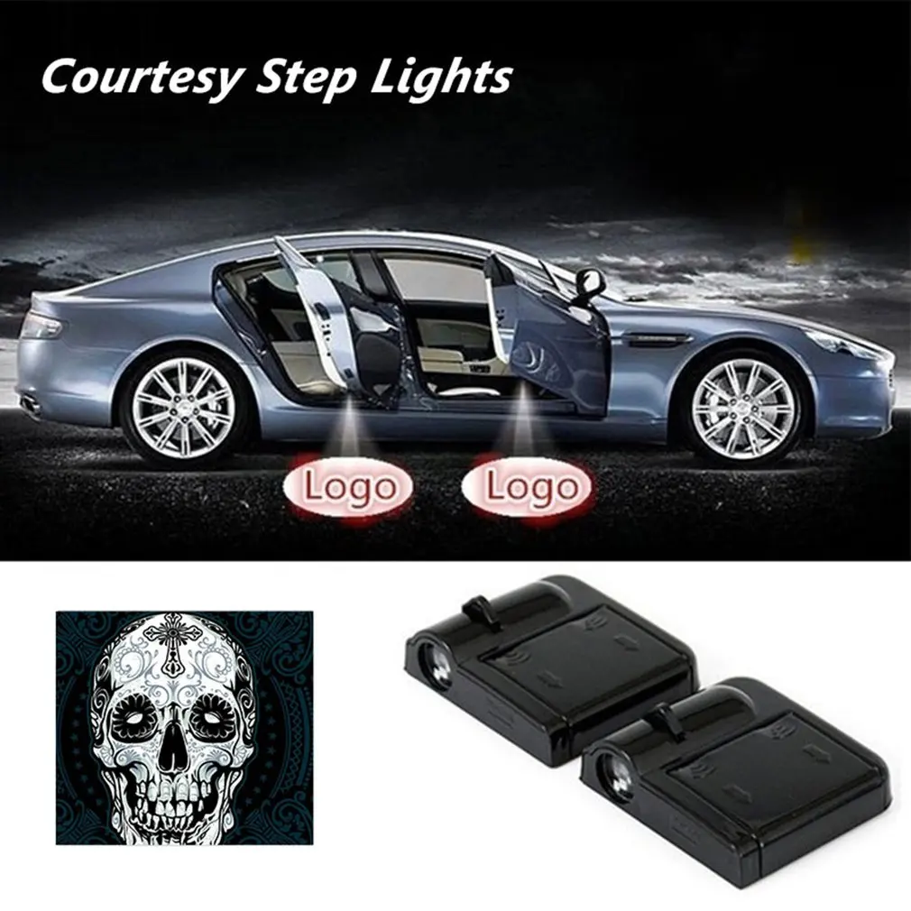 

No Punching Wireless Car Led Automobile Projection Lamp