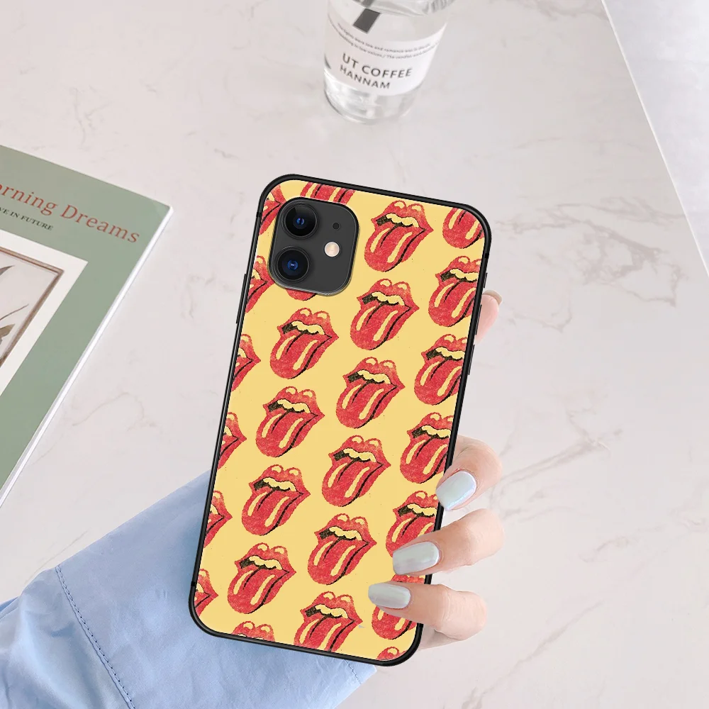 

Rollings Rock Band Phone Case For Iphone 5 5S SE 2020 6 6S 7 8 Plus 11 12 Mini X XS XR Pro Max black Funda Fashion Coque