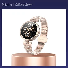 Mjuniu Womens Smart Watch IP68 Waterproof Wearable Device Heart Rate Monitor Sports Fitness Tracker Smartwatch For Women Ladies