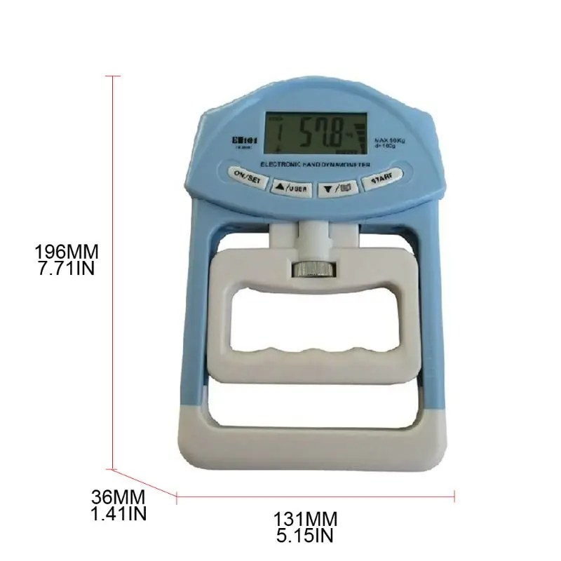 

90kg Digital Hand Dynamometer High Accuracy Grip Strength Measurement Meter for Physical Fitness Test