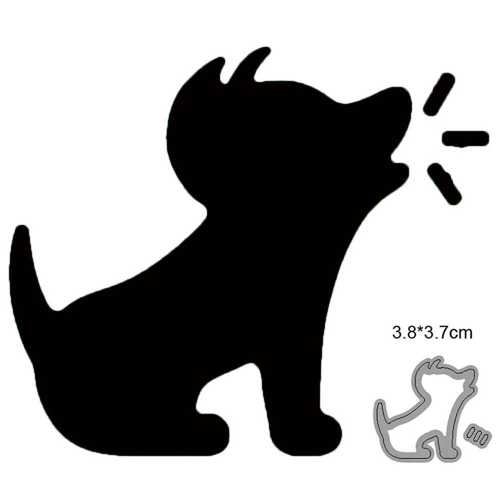 

Christmas dies Dog Metal Cutting Dies Stencils For DIY Scrapbooking Decorative Embossing dies Handcraft Dies Cutting Craft dies
