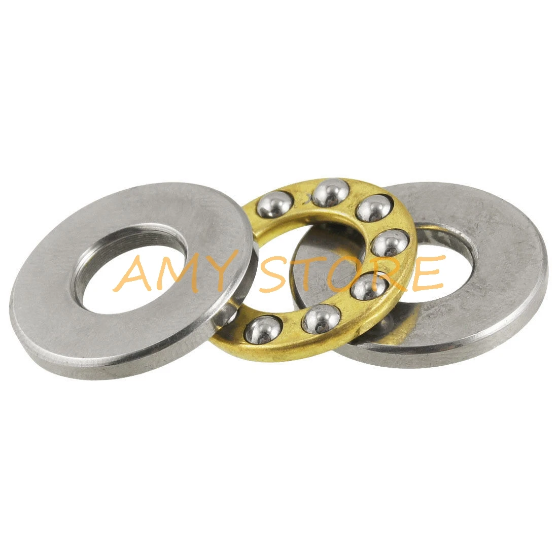 19 мм x 8 7 2 Серебряный тон металлический шаровой подшипник|Валы| |