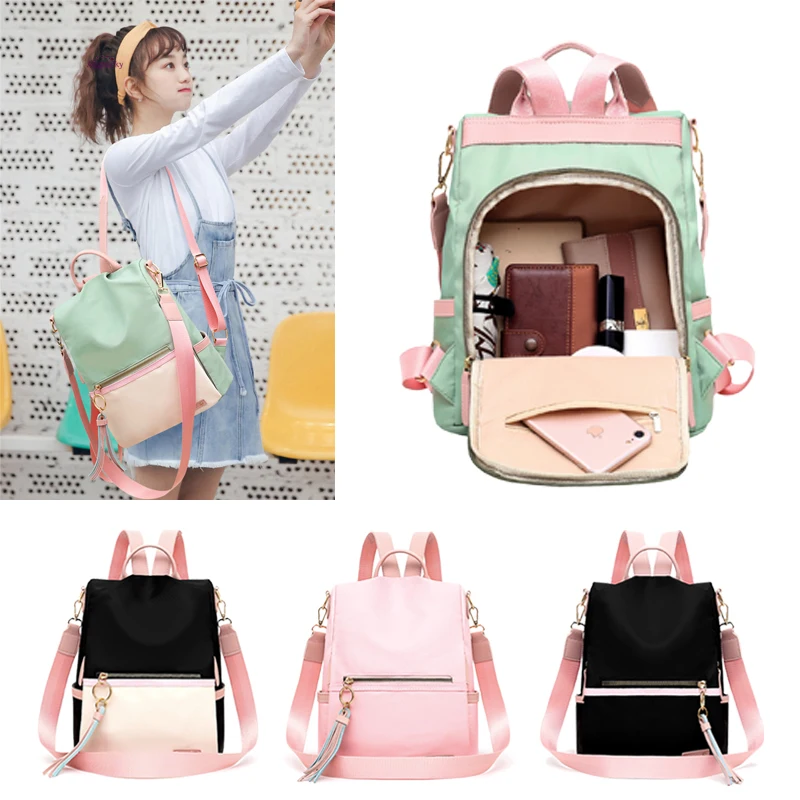 Миниатюрный женский рюкзак повседневная сумка-тоут школьные сумки на плечо с