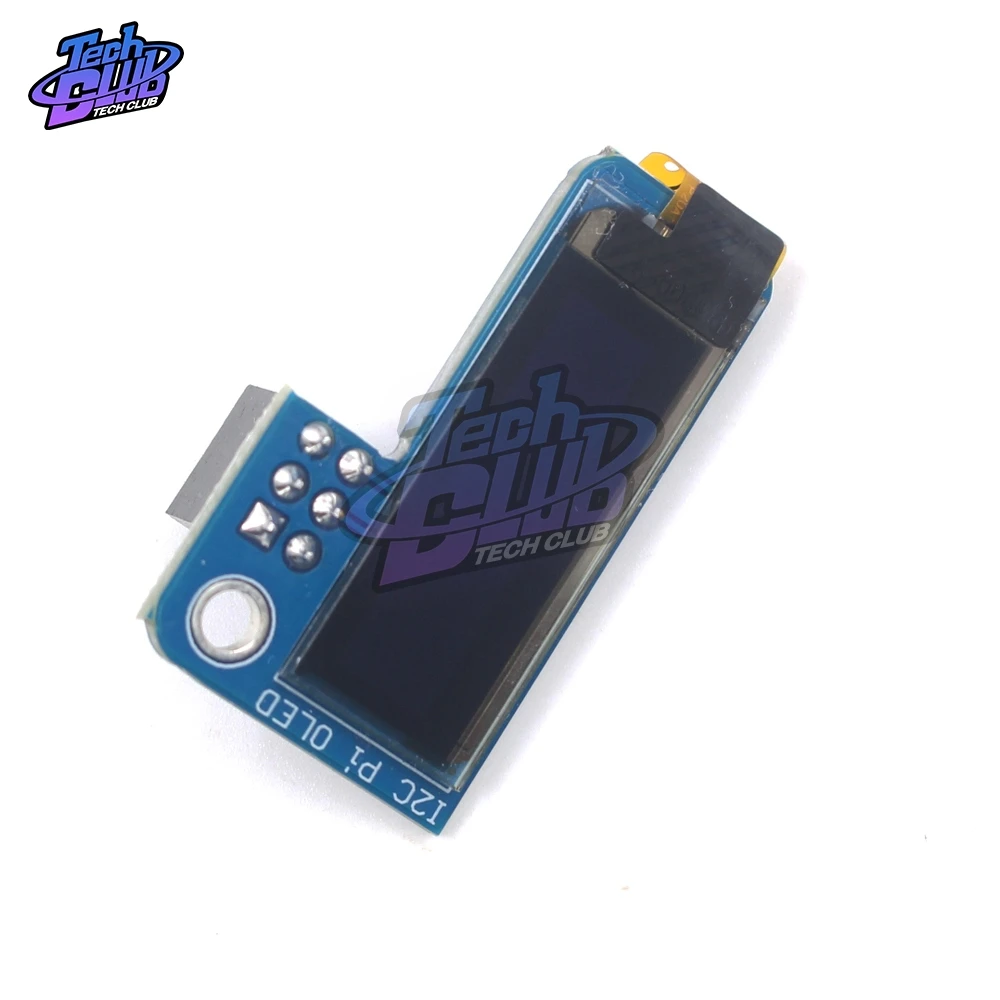 Монохромный OLED экран PiOLED 0 91 дюйма IIC I2C 128x32 плата для Raspberry Pi Zero SSD1306 Синий DC 3 В