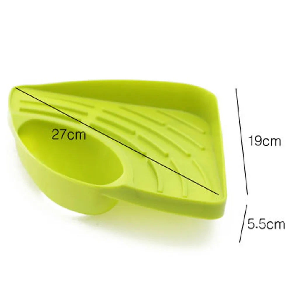 1 шт. треугольная стойка для ванной и кухни угловой держатель губки на раковину