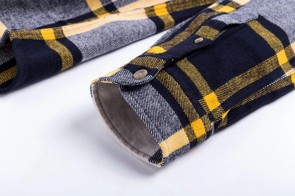 Весенние мужские рубашки с длинным рукавом Slim Fit Мужские повседневные рубашки фланелевая Хлопковая мужская клетчатая рубашка Теплая мужская рубашка s Check Eu/Us размер W