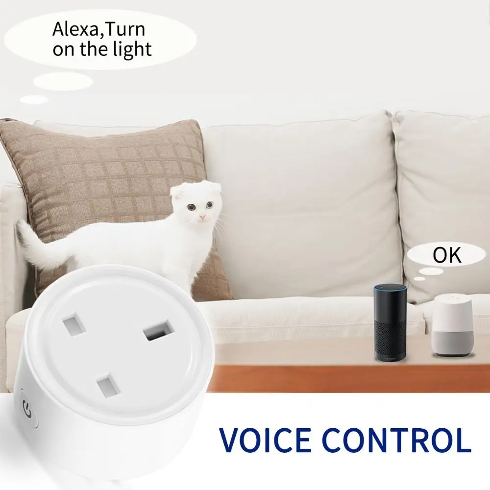 Умный пульт дистанционного управления с Wi-Fi вилка стандарта Великобритании