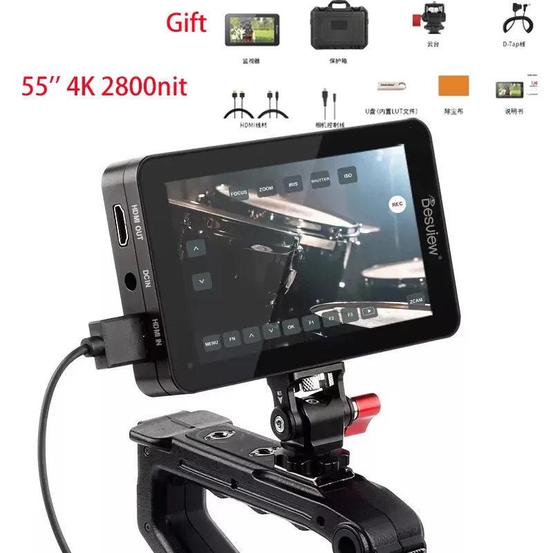 

Монитор Bestview U6 2800nit диагональю 5,5 '', цветовая гамма стандарта 4K 60 Гц