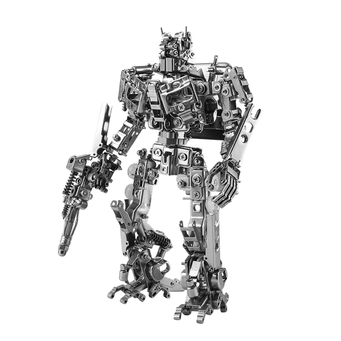 

673 Pcs 3D Metal Mecha Explorer Assembly DIY Mechanical Kit As Home Office Kit
