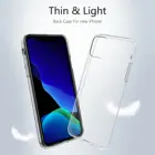 Силиконовый чехол для iPhone X, XS, 11 Pro Max, XR, 6, 7, 8 Plus, 11, 5, 5S, SE 2020, ультратонкий, прозрачный