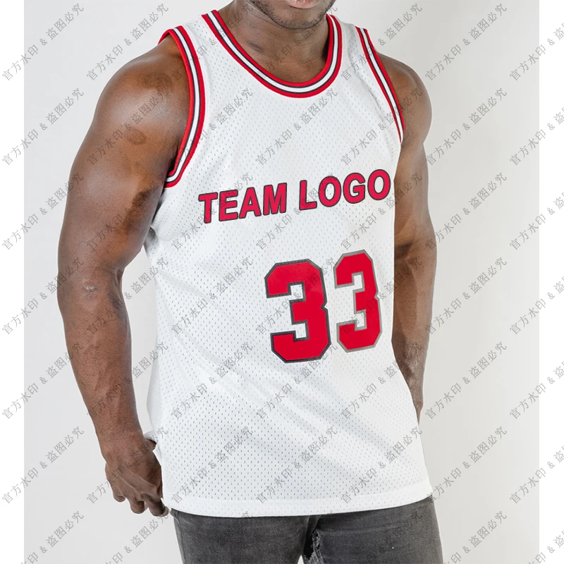 

2021 Mens New American Basketball Jerseys Clothes #33 Scottie Pippen Chicago Bulls European Size Ball Pants T Shirts Cool 2XL