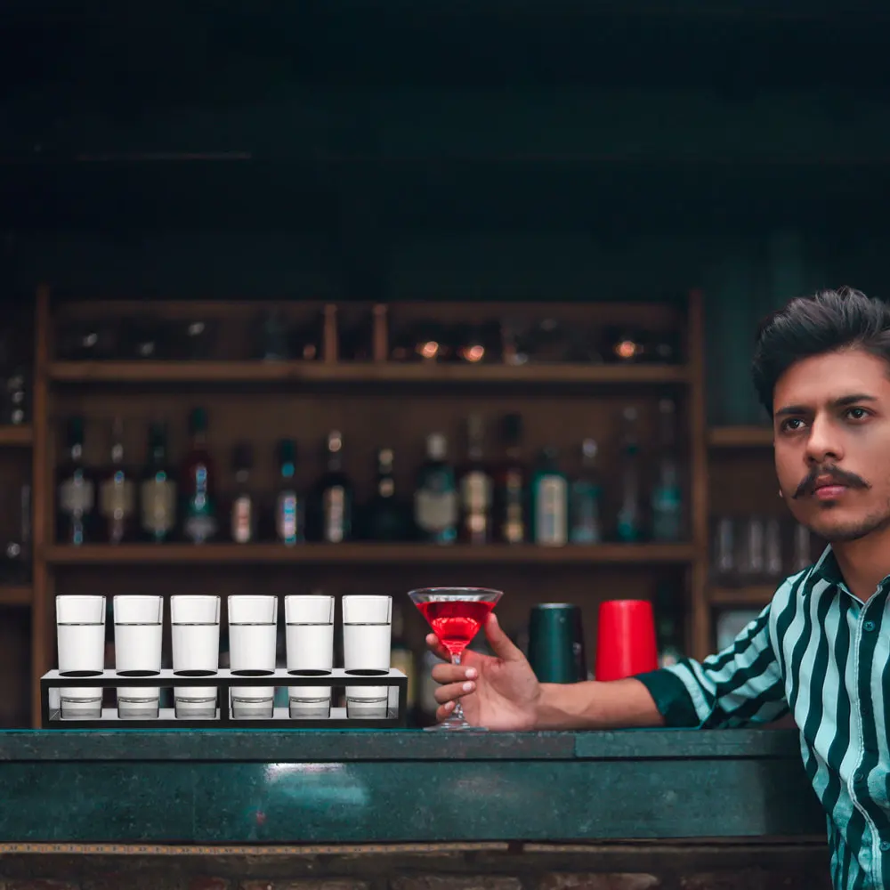 

Practical Cup Holder Cup Drying Rack Wooden Cups Storage Rack Glass Holder