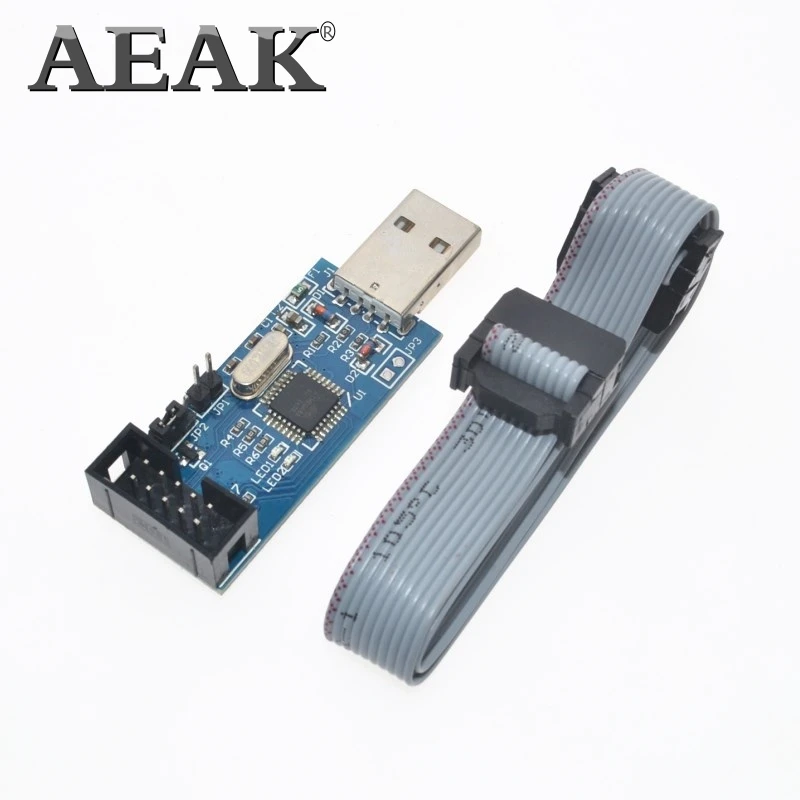1 лот USBASP USBISP AVR программист USB ISP USB ASP ATMEGA8 ATMEGA128 Поддержка Win7 64