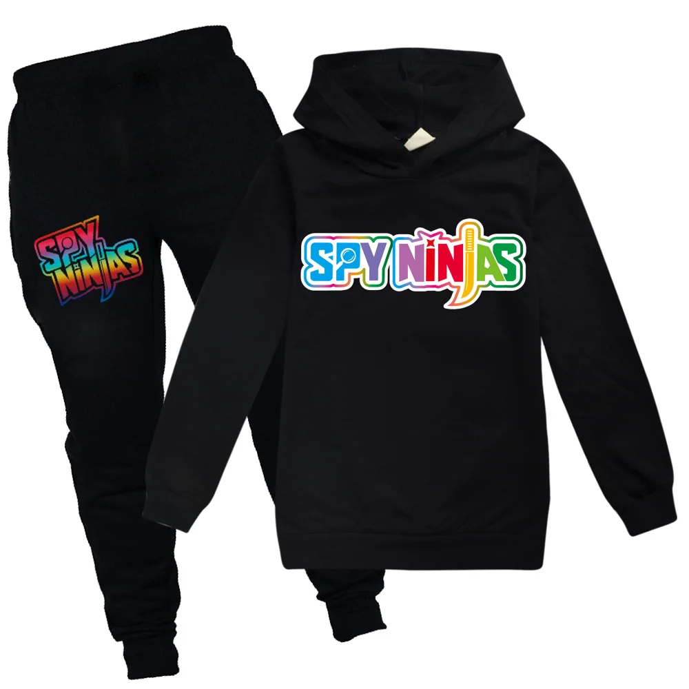 

Spring/Autumn Girls Clothing Sets Children Birthday suit Boys Tracksuits Kids SPY Ninjas Sport Hoodies Top+Pants Suits Casual