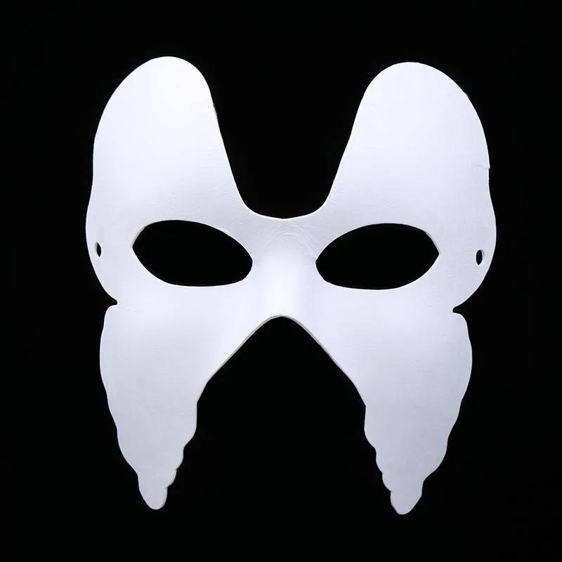 Маска Неокрашенная в виде животных 10 шт. венецианские маски для лица из белой