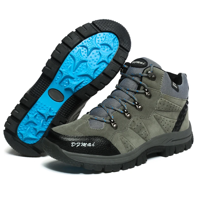 Большие размеры Новинка мужские ботинки уличные Водонепроницаемые зимние