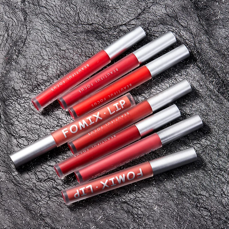 1 шт. бархатная матовая губная глазурь ледяной туман поверхность блеск для губ