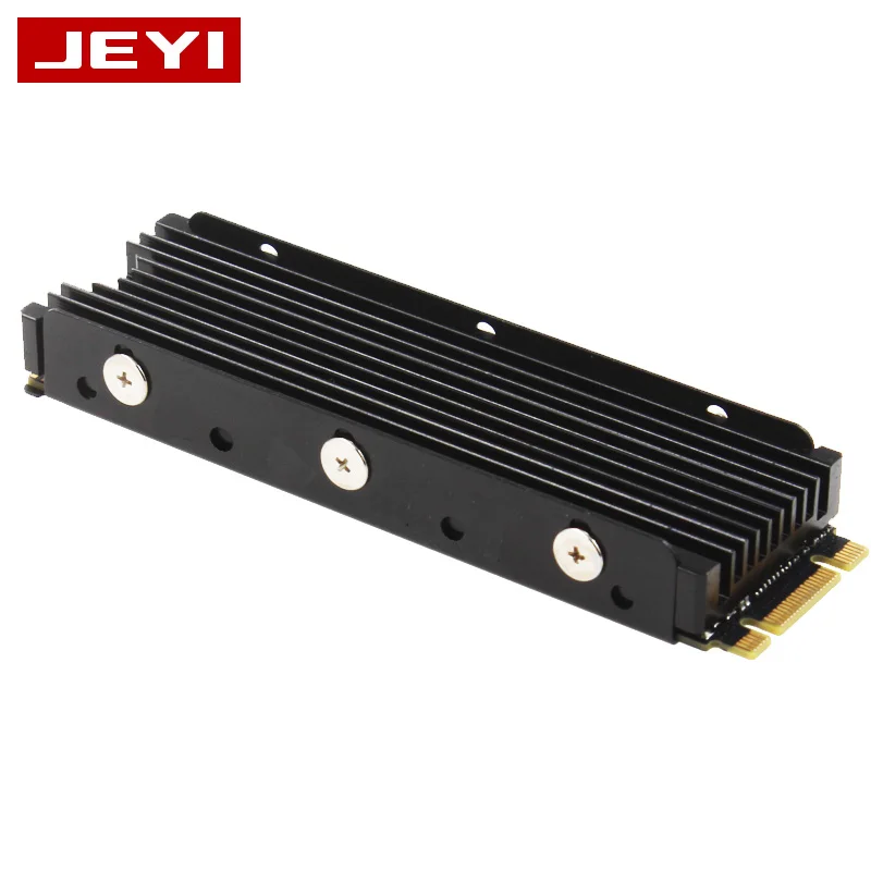 JEYI охлаждающий корабль пыленепроницаемый Золотой бар NVME NGFF M.2 2280 алюминиевый
