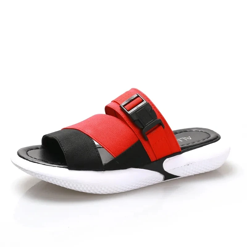 

Fashion women's platform heighten sandals Outer wear 2021 summer new flat bottom casual slippers female outdoor work shoes