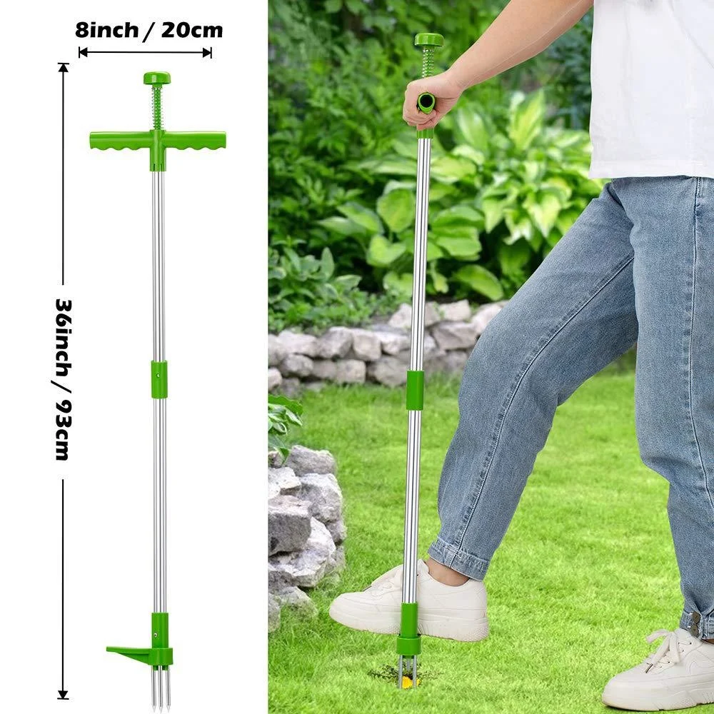 

New Weeding Garden Lawn Protable Grass Pulling Machine Durable Killer Tools Stand Up Weed Puller Root Remover