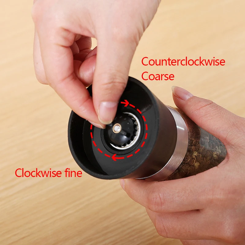 Мельница для перца из нержавеющей стали ручная мельница соли шейкеры специй