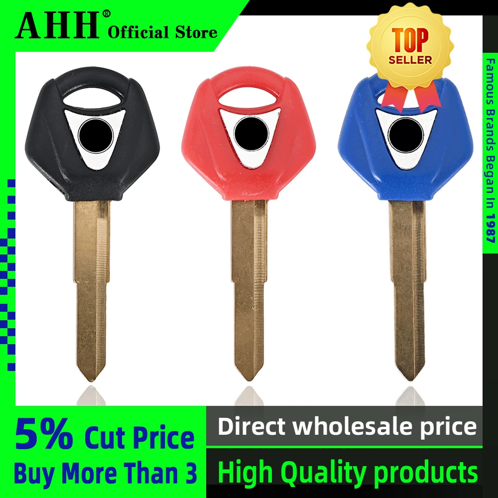AHH Чистые Ключи для мотоцикла необработанное лезвие Yamaha YZF R1 R6 XJR1200 XJR1300 FJR1300 SR400 XVS400