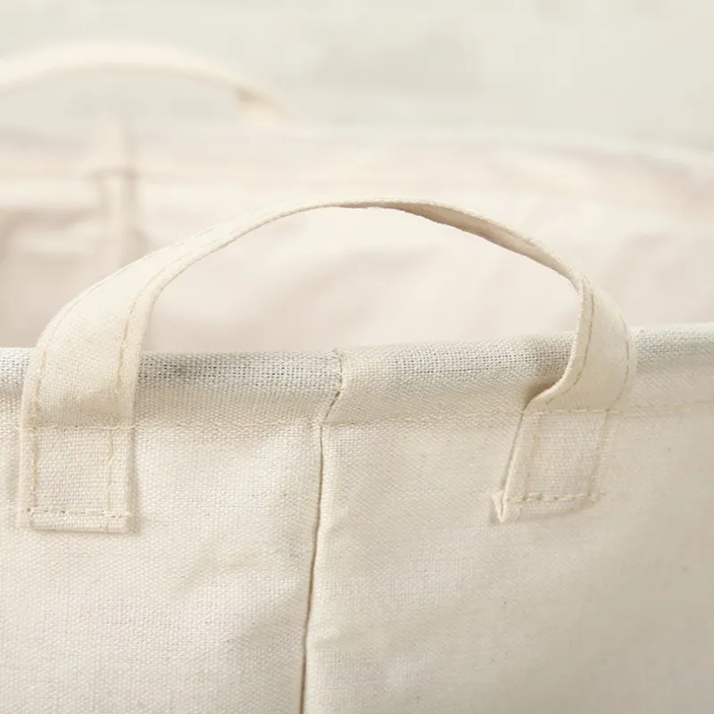 Folding Laundry Basket Round Storage Bag Cute Large Capacity Hamper Clothes Toy Bucket Organizer for Home | Дом и сад