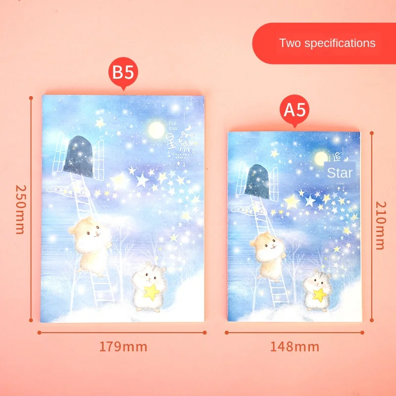 Блокнот с утолщенной нитью простой блокнот размера B5 большая копия мягкой