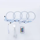 Набор авто светодиодный угол глаза гало кольца RGB 5050SMD 4*131 мм для BMW E36 E46 E39 E38 3 серии лампы проектора DRL лампы