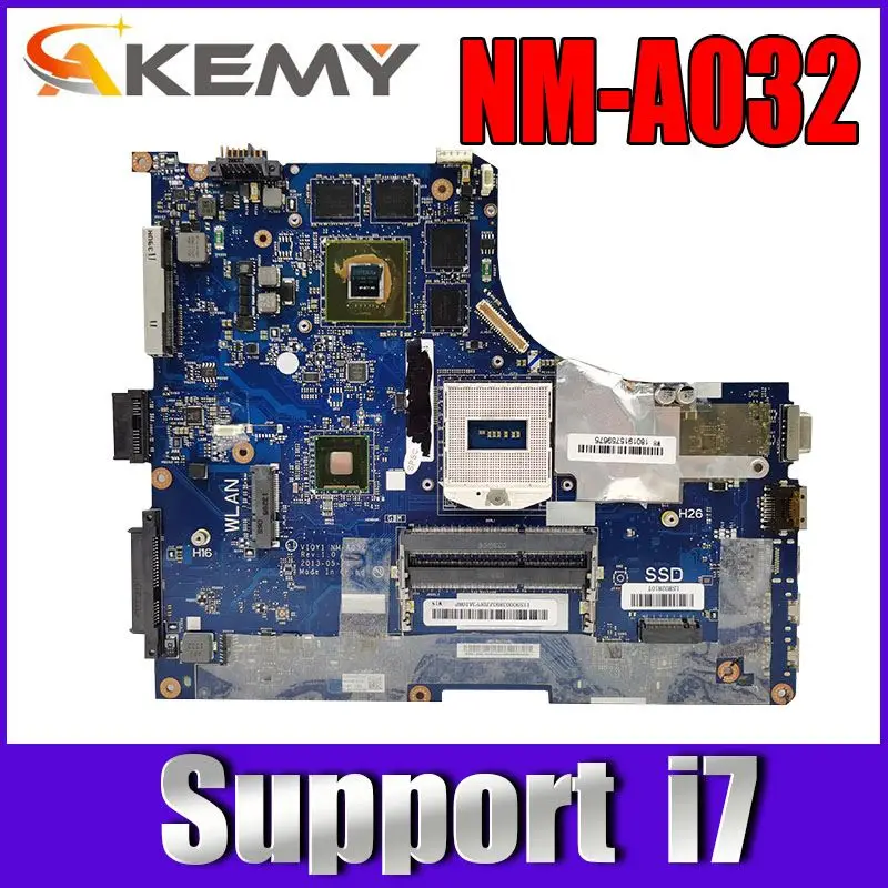 Y510P VIQY1 NM A032 REV: 1 0 материнская плата для ноутбука For Lenovo Teste GT755/GT750 поддержка