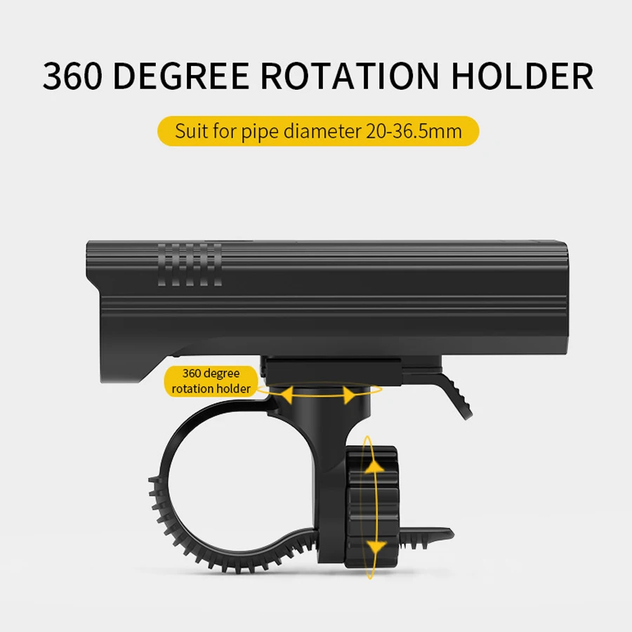 

Powerful 6T6 Bicycle Light USB Rechargeable 3600 Lumen Brightest Headlight MTB Cycling Flashlight as Power Bank Bike Accessories