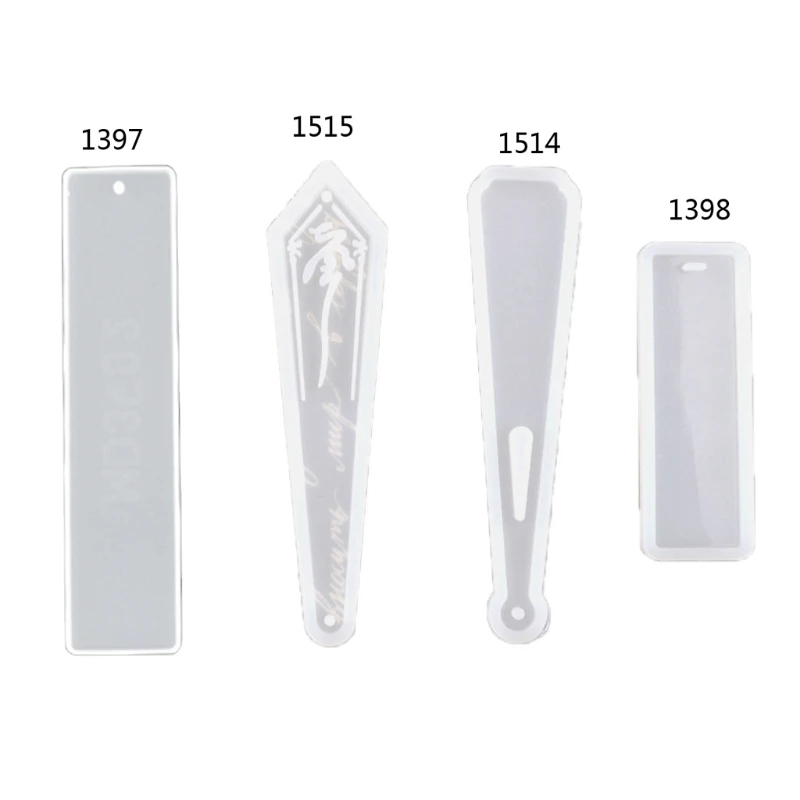 

Handmade Token Bookmark Mould Rectangle Bookmark Silicone Mold Epoxy Resin Casting Molds Art Craft Tools Jewelry Making