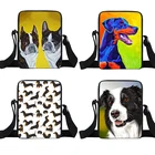 Сумка через плечо с надписью таксаЗолотистый ретривер