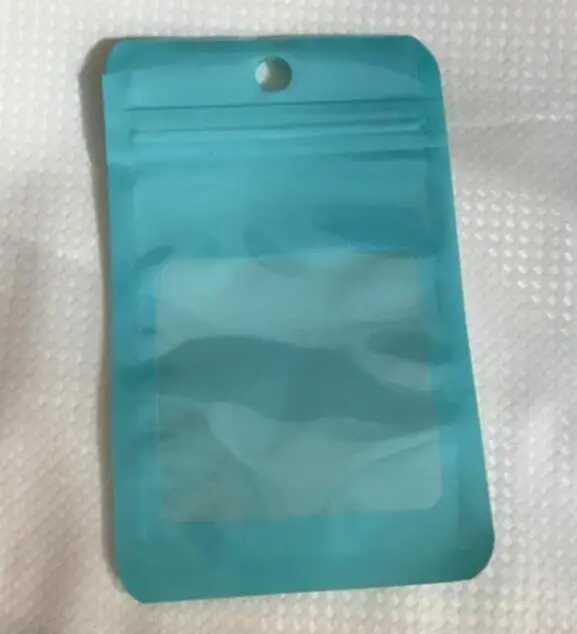 Blue empty bag БАРБИ порошок молнии мешок упаковочная сумка для телефона аксессуары синий для хранения в чистоте сумка для показа для пальца кольцо воздушный мешок держатель - Цвет: Blue empty bag