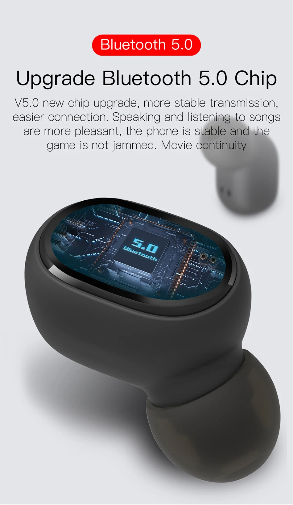 TWS Bluetooth наушники 5,0 настоящие Беспроводные наушники с микрофоном Handsfree AI управление для xiaomi Redmi наушники для iphone стерео гарнитура
