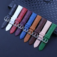 high quality quick release animal skin genuine watch leather strap watch bands 14mm 16mm 18mm 20mm 22mm leather watch for men