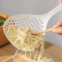kitchen household large colander for noodles high temperature resistant long handled non slip dumpling wonton strainer drain
