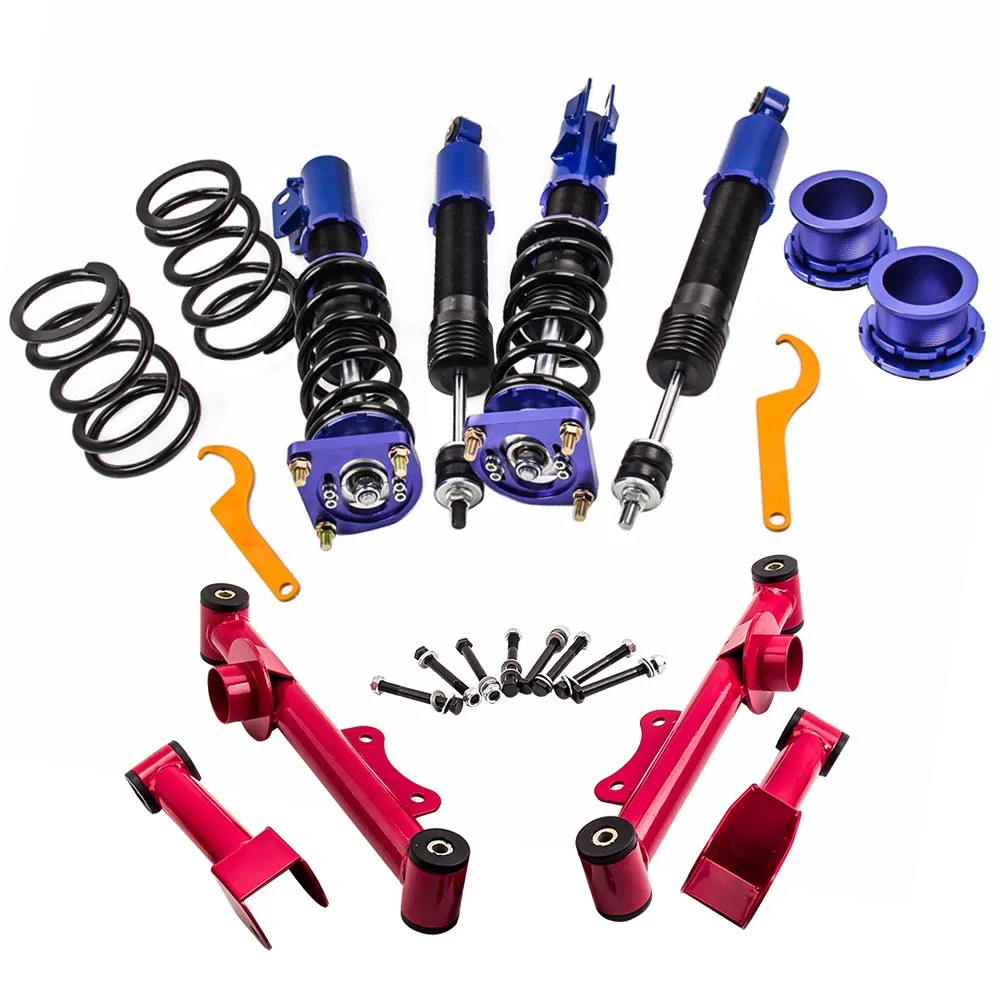 Для Ford Mustang 1994-2004 Coilovers Комплекты Подвески 4-я регулируемая высота крепления Camber
