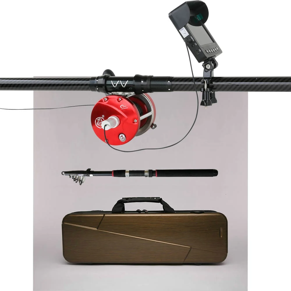 Цена Подводная рыболовная камера, 30 м, с монитором 4,3 дюйма, 10 шт., светодиодный, с ночным видением, 195 градусов, металлическая, для морской рыбалки