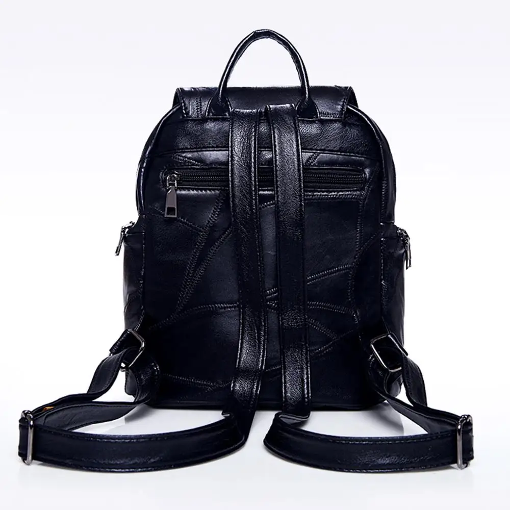 

Women Backpack sheepskin Leather Backpack Women new fashion Hotsale School Bags for Teenagers Fashion Backpacks for Teenage Girl