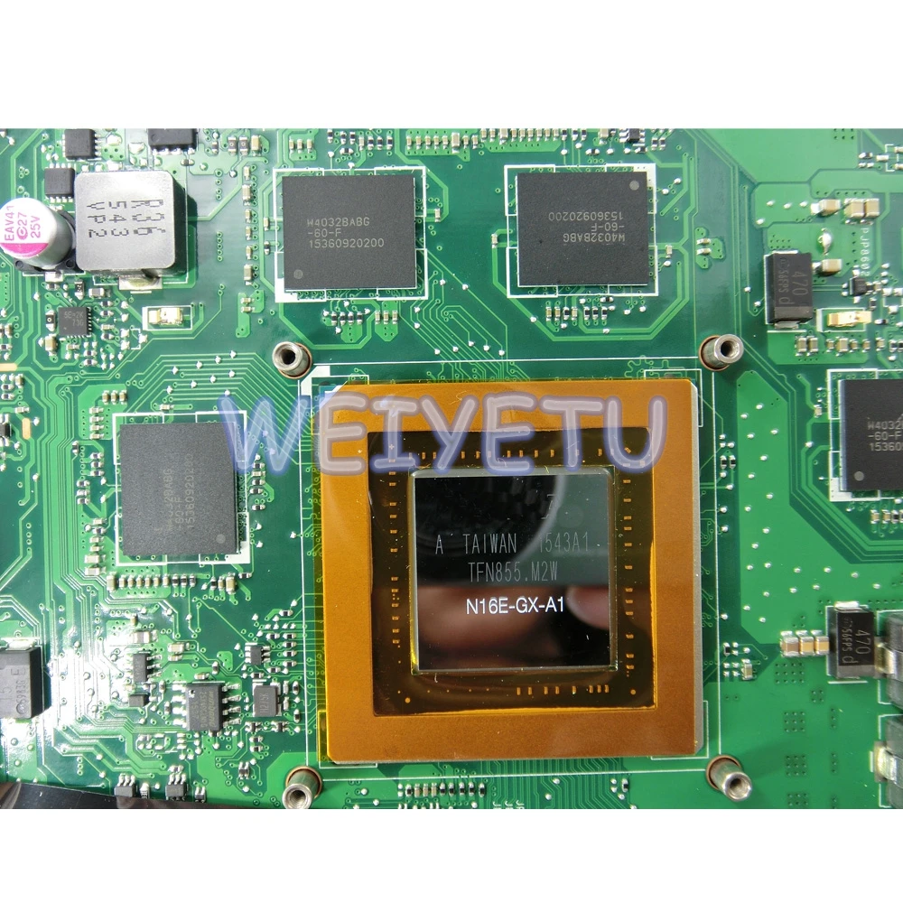 ROG G751JY GeForce GTX980M W/ i7CPU материнская плата для ноутбука ASUS G751J G751JT G751 G751JL ноутбук Rev2.5 |