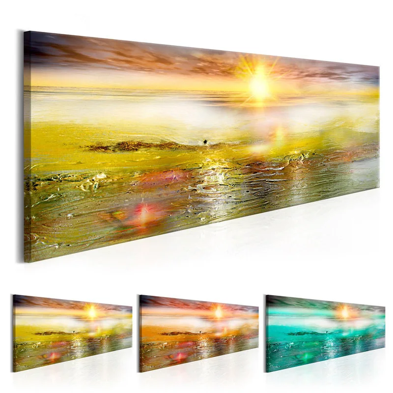 DIY алмазная живопись абстракция пейзаж солнце и небо облака Полный Стразы