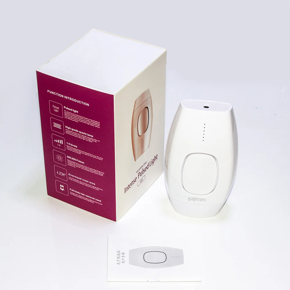 

600000 flash IPL epilator laser hair removal permanent photoepilator depiladora women painless threading hair remover machine