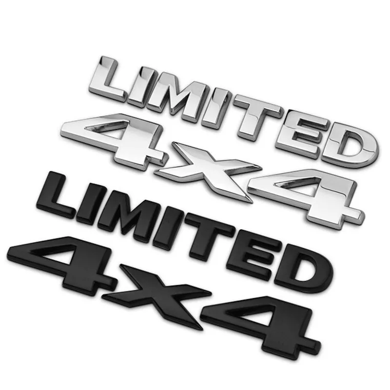 1 Набор 3D хромированные автомобильные наклейки 4x4 ограниченная эмблема хвоста