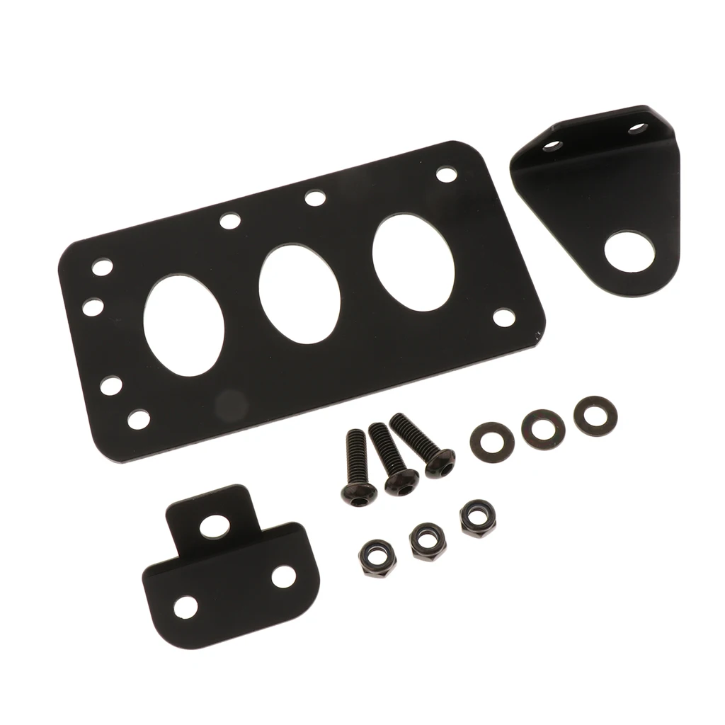

Motorcycle Rear Side License Plate Tail Light Bracket Mount Brace