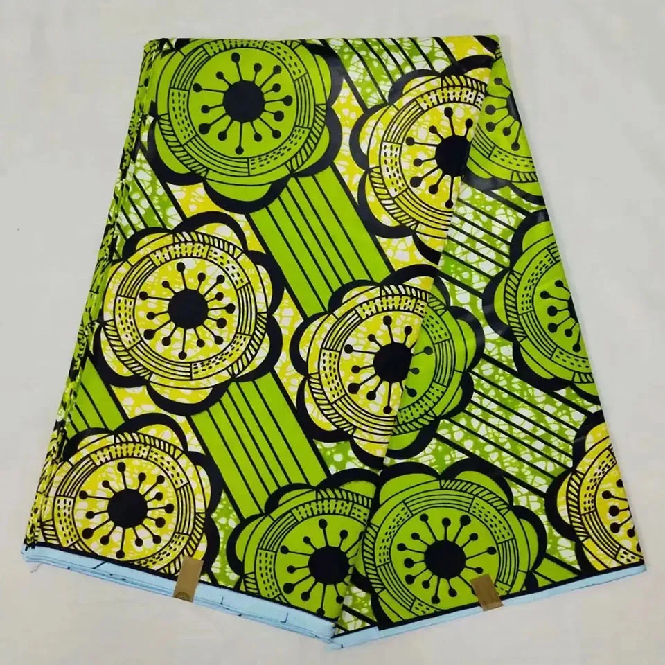 

Green Mitex Ankara Print Cotton Fabrics For Craft Making Dresses Skirts /African Fabrics Kitenge Tissues Africain Pagne NAW-6