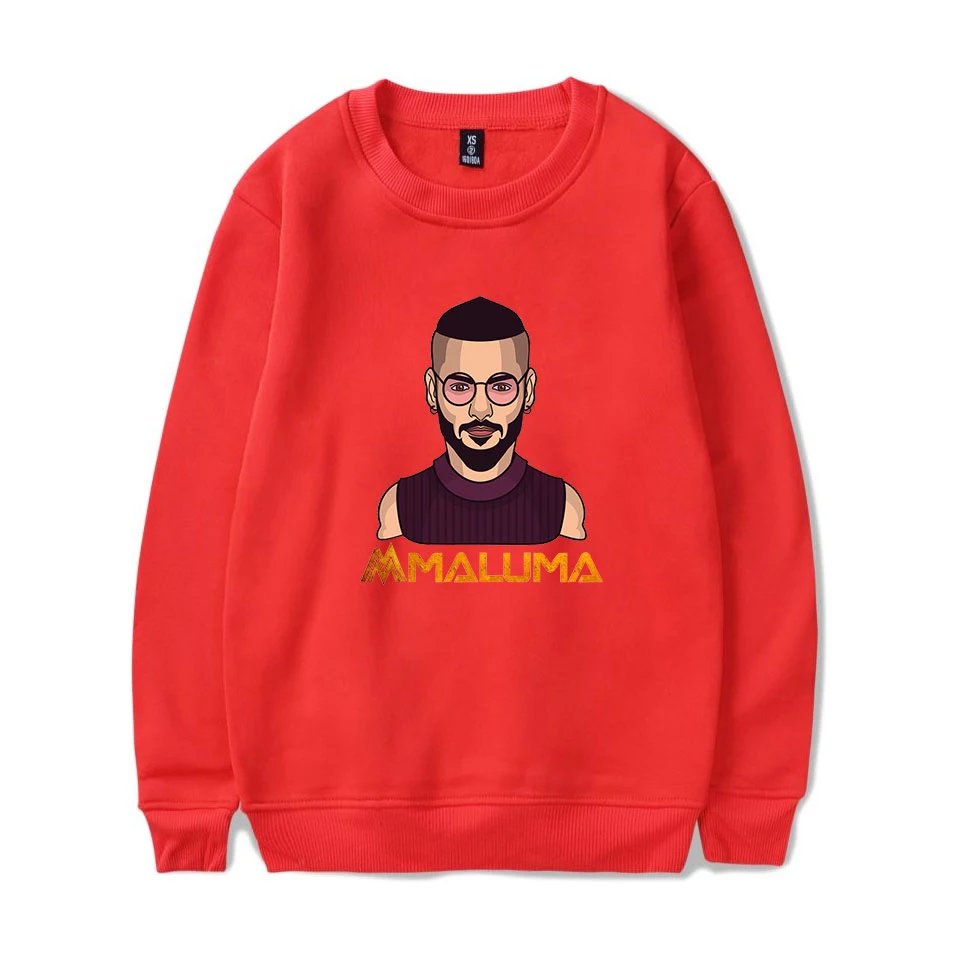 Горячая maluma монолитные толстовки для мужчин/женщин толстовки Harajuku maluma модные повседневные корейские поп осень зима